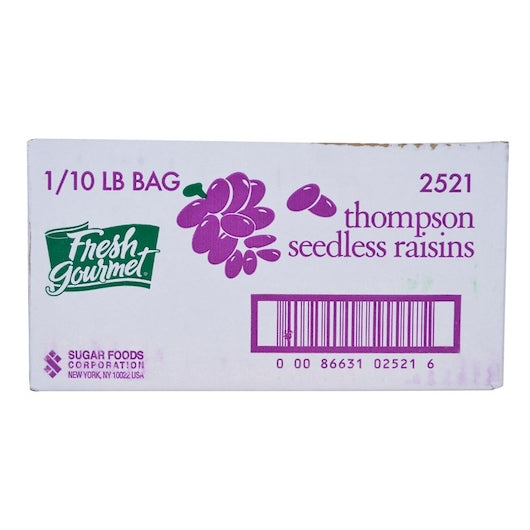 Fresh Gourmet Thompson Seedless Raisins, 1 x 10 lb Case - DOT product image 6