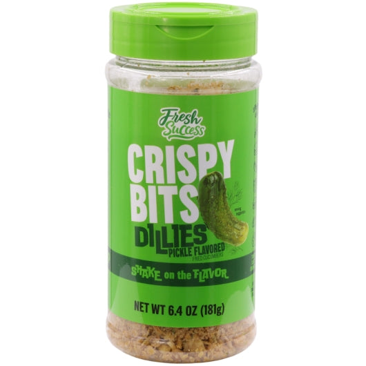 Concord Fresh Success Pickle Flavored Fried Cucumber Crispy Bits Shakers, 6 x 6.4 oz Case - Condiments & Sauces