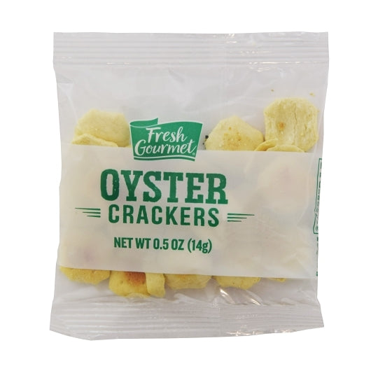 Fresh Gourmet Oyster Crackers Packets, 150 x 0.5 oz Case - Crackers & Grahams