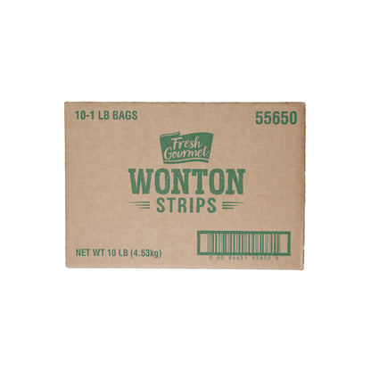 Fresh Gourmet Wonton Strips, 10 x 1 lb Case - DOT product image 5