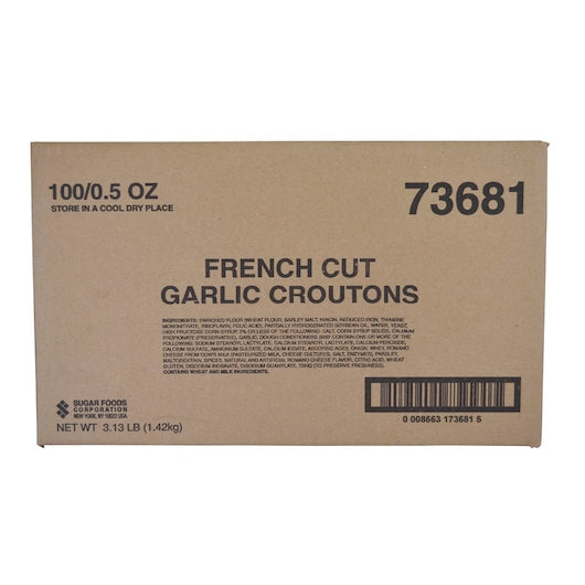 Fresh Gourmet French Garlic Crouton Single Serve, 100 x 0.5 oz Case - DOT product image 5