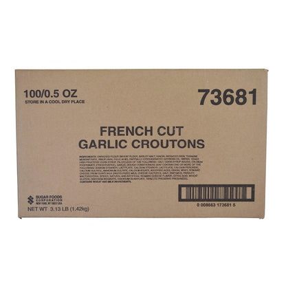 Fresh Gourmet French Garlic Crouton Single Serve, 100 x 0.5 oz Case - DOT product image 5