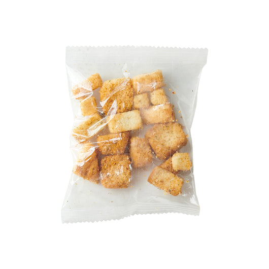 Fresh Gourmet French Garlic Crouton Single Serve, 100 x 0.5 oz Case - Croutons & Salad Toppings
