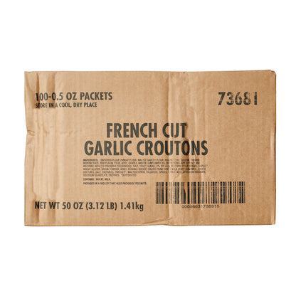 Fresh Gourmet French Garlic Crouton Single Serve, 100 x 0.5 oz Case - DOT product image 4