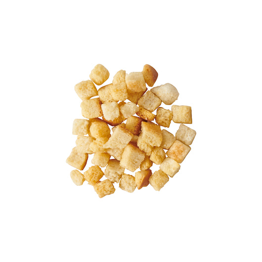 Fresh Gourmet Trans Fat Free Plain Cube Crouton Bulk, 1 x 10 lb Case - DOT product image 2