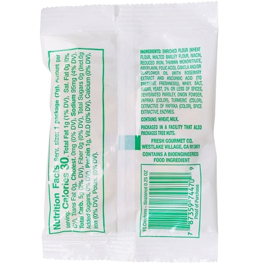 Fresh Gourmet Trans Fat Free Cubes Crouton Single Serve, 250 x 0.25 oz Case - DOT product image 3