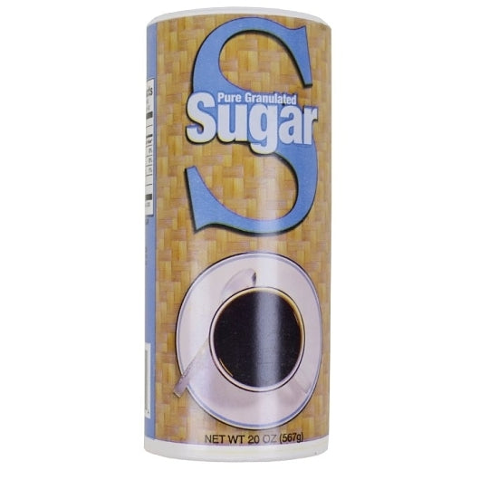 P.L. Canisters Sugar Canister, 24 x 20 oz Case - Pantry Ingredients