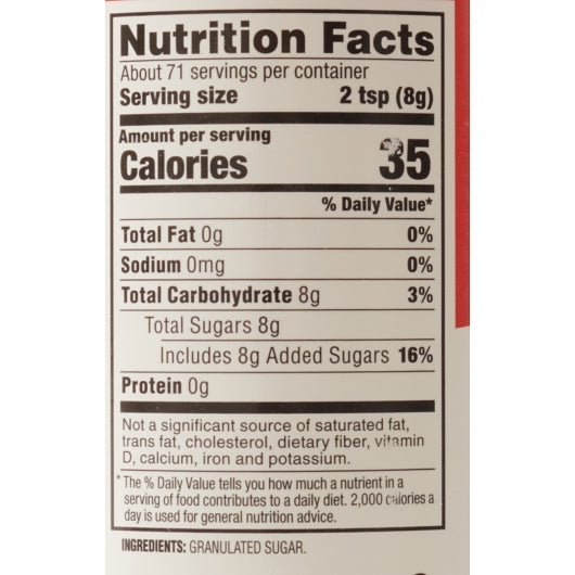 N Joy Sugar Canister, 24 x 20 oz Case - DOT product image 7