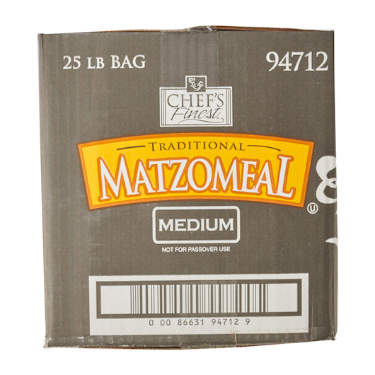 Chefs Finest Medium Matzoh Meal, 1 x 25 lb Case - DOT product image 5