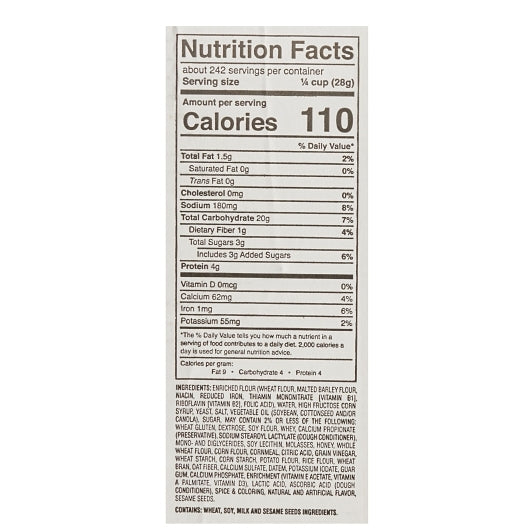 Chef's Finest Medium Plain Bread Crumbs, 2 x 7.5 lb Case - DOT product image 7