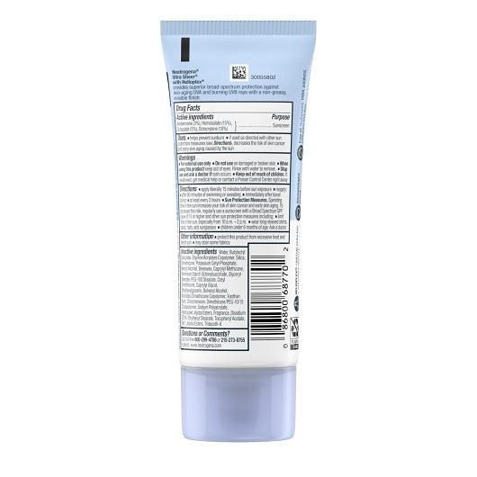 Neutrogena Ultra Sheer Dry-Touch Sunscreen Spf70 Lotion, 4 x 3 x 3 fl oz Case - Health & Personal Care