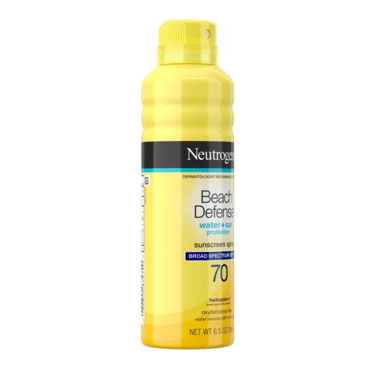 Neutrogena Beach Defense Water & Sun Protection Sunscreen Spf70 Spray, 4 x 3 x 6.5 oz Case - DOT product image 4