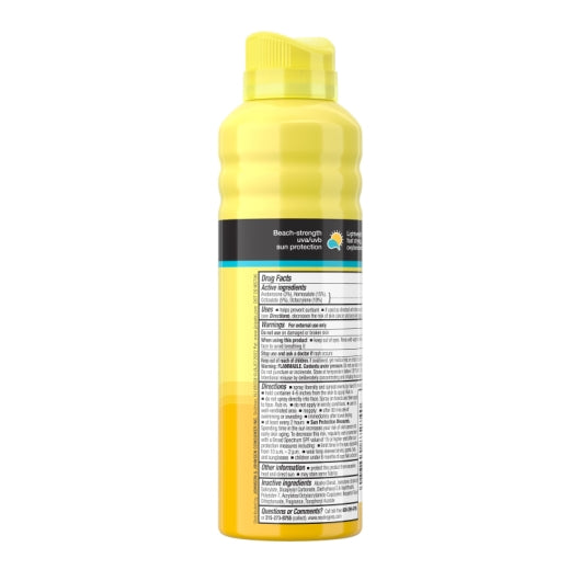 Neutrogena Beach Defense Water & Sun Protection Sunscreen Spf70 Spray, 4 x 3 x 6.5 oz Case - DOT product image 7