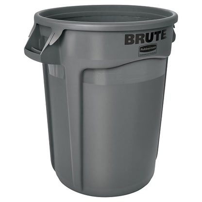 Rubbermaid Commercial Products Brute Container 32 Gray, 6 x 1 each Case - Food Containers & Lids