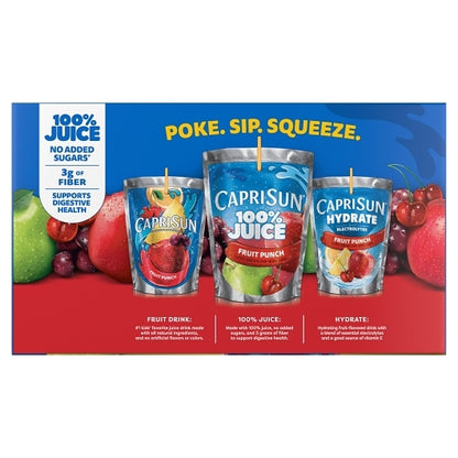 Capri Sun 100% Juice Ready To Drink Apple Juice, 4 x 60 fl oz Case - DOT product image 6