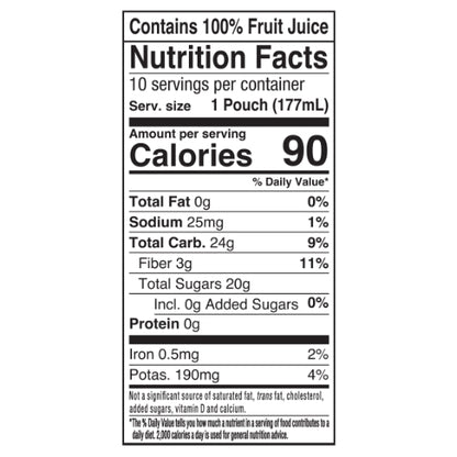 Capri Sun 100% Juice Ready To Drink Apple Juice, 4 x 60 fl oz Case - DOT product image 8