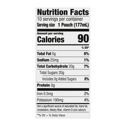 Capri Sun 100% Juice Ready To Drink Fruit Punch, 4 x 1.77 LT Case - DOT product image 8