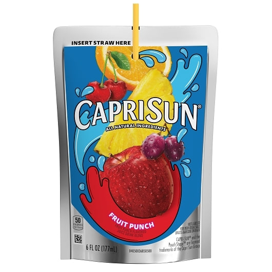 Capri Sun Ready To Drink Fruit Punch, 40 x 177 ML Case - DOT product image 2