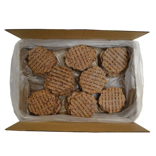Kings Command Foods Flame Broiled Old Fashioned Style Beef Burgers, 1 x 40 x 4 oz Case - Frozen Meat & Seafood
