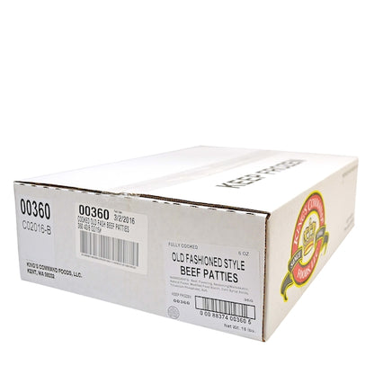 Kings Command Foods Flame Broiled Old Fashioned Style Beef Burgers, 1 x 40 x 6 oz Case - DOT product image 2