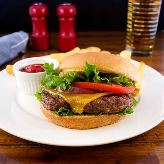 Kings Command Foods Flame Broiled Old Fashioned Style Beef Burgers, 1 x 40 x 6 oz Case - DOT product image 5