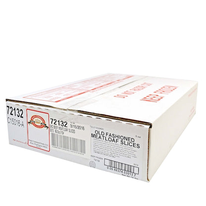 Kings Command Foods Fully Cooked Old Fashioned Style Beef Meatloaf Slices 80/20, 1 x 80 x 3 oz Case - DOT product image 5