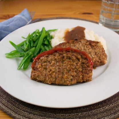 Kings Command Foods Fully Cooked Old Fashioned Style Beef Meatloaf Slices 80/20, 1 x 80 x 3 oz Case - DOT product image 3