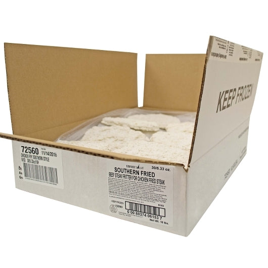 Kings Command Foods Raw Ranchers Cut Southern Country Fried Beef Steak Fritter, 1 x 30 x 5.33 oz Case - DOT product image 3