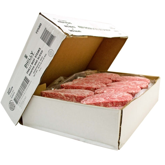 Kings Command Foods Raw Philly Beef Steak Oval, 1 x 40 x 4 oz Case - DOT product image 3