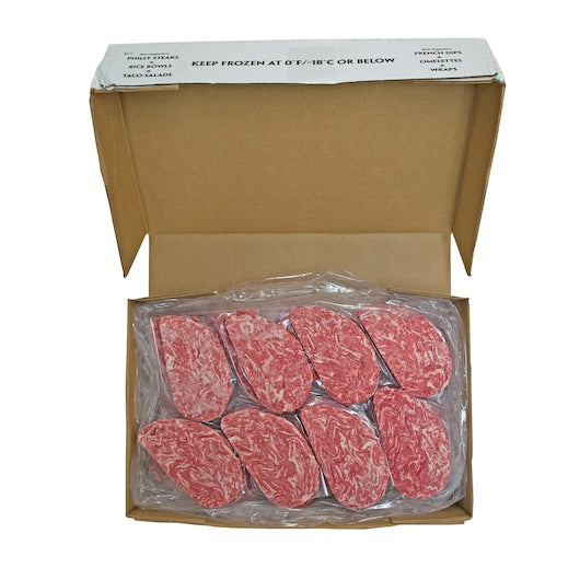 Kings Command Foods Raw Philly Beef Steak Oval, 1 x 40 x 4 oz Case - DOT product image 4