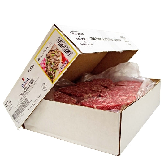Philly Sensations Raw Philly Beef Steak Light Mild, 1 x 40 x 4 oz Case - DOT product image 3
