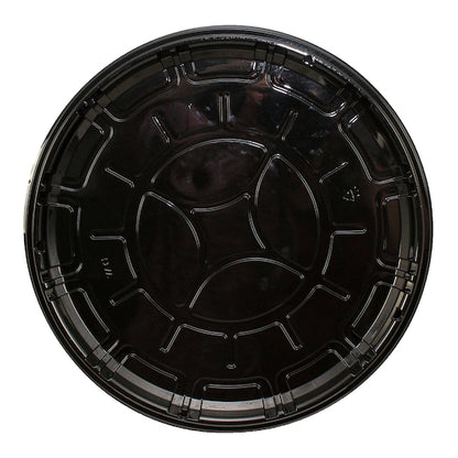 PartiPak PETE Black 16 INCH EVERYDAY TRAY, 1 x 50 x 50 each Case - DOT product image 3