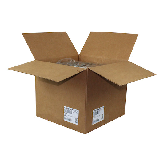 PartiPak PETE Black 18 Inch Everyday Tray, 1 x 25 x 50 each Case - Fast Food Baskets & Trays