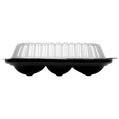 Dot Foods 6 Egg Black Tray, 1 x 416 x 416 each Case - GS1 product shown out of package