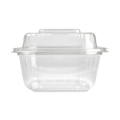 D & W Seeshella 5 Inch X 5 Inch Hinged Deep Container, 1 x 250 x 250 each Case - Food Containers & Lids