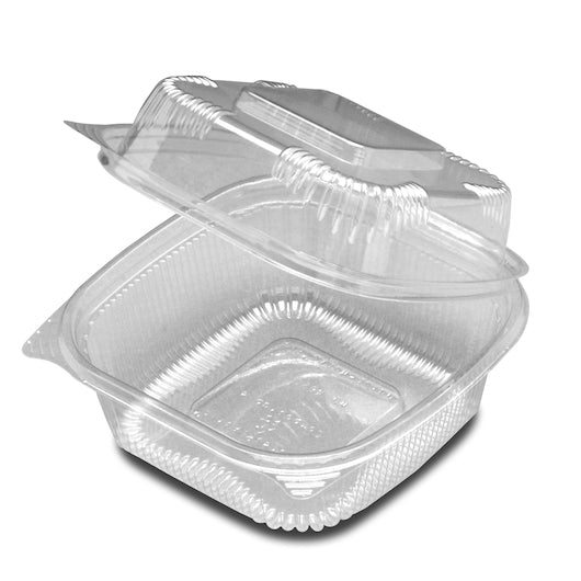 D & W CONTAINER HINGED 6 INCH PLASTIC, 1 x 250 x 250 each Case - DOT product image 2