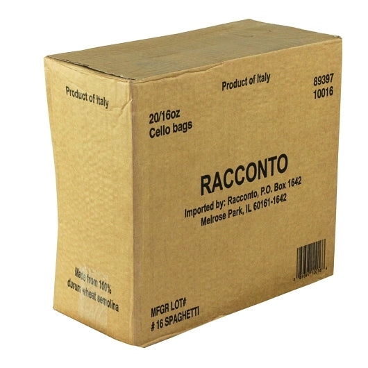 Racconto Pasta Spaghetti, 20 x 16 oz Case - DOT product image 3