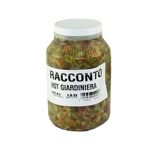 Hot Giardiniera Peppers Hot Giardiniera, 4 x 1 GA Case - Condiments & Sauces