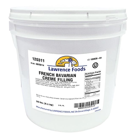 Filling French Bavarian Crгёme, 1 x 20 lb Case - Bakery & Desserts