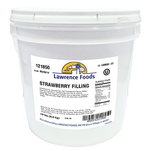 Whole Strawberry Filling Deluxe Strawberry Filling, 1 x 19 lb Case - DOT product image 2