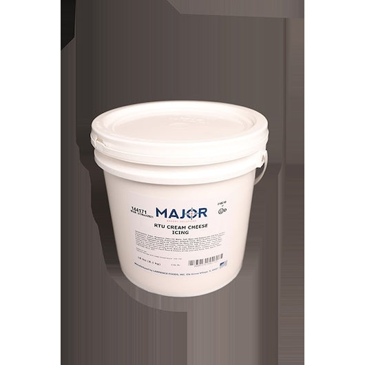 Major Bakery Solutions Cream Cheese Icing, 1 x 18 lb Case - Bakery & Desserts