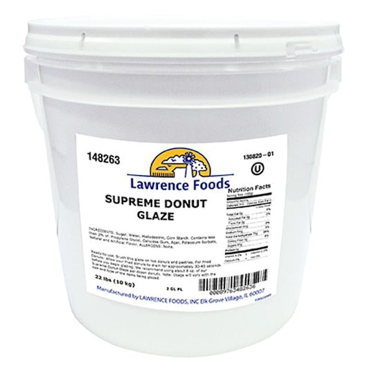 Major Bakery Solutions Supreme Donut Glaze, 1 x 22 lb Case - Bakery & Desserts