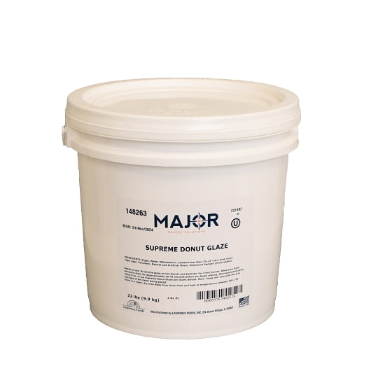 Major Bakery Solutions Supreme Donut Glaze, 1 x 22 lb Case - Alternate product angle or state