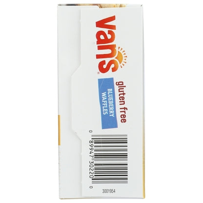 Van's WHEAT FREE BLUEBERRY Waffles, 12 x 0.56 lb Case - Alternate product angle or state