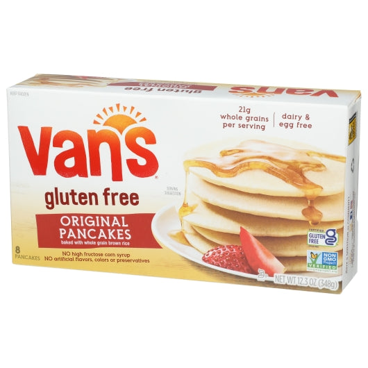 Van's GLUTEN-FREE TOTALLY NATURAL Pancakes, 12 x 0.77 lb Case - Alternate product angle or state