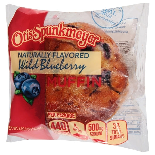 Otis Spunkmeyer Individually Wrapped Wild Blueberry Muffins, 24 x 4 oz Case - DOT product image 8