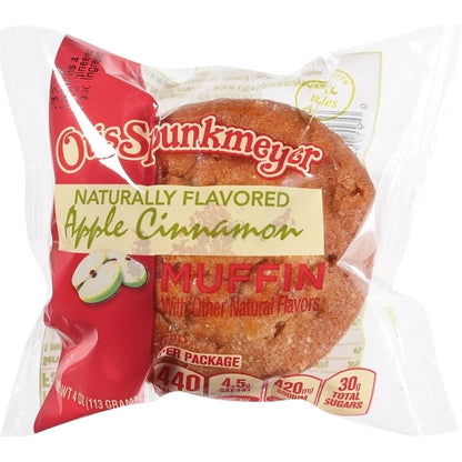 Otis Spunkmeyer Individually Wrapped Apple Cinnamon Muffin, 24 x 4 oz Case - DOT product image 2