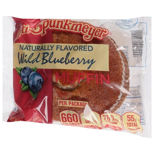 Otis Spunkmeyer INDIVIDUALLY WRAPPED BLUEBERRY MUFFINS, 4 x 12 x 6.5 oz Case - DOT product image 6