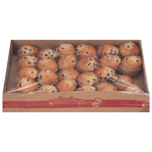 Otis Spunkmeyer Wild Blueberry MUFFIN Tray, Bulk Pack, 4 x 2.25 oz Case - Bakery & Desserts