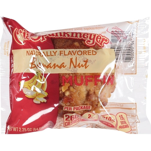 Otis Spunkmeyer Individually Wrapped Banana Nut Muffin Tray, Bulk Pack, 4 x 24 x 2.25 oz Case - DOT product image 2